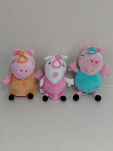Peppa pig plush bag clip - bag,