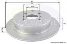 REAR BRAKE DISCS SET BRAKING
