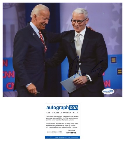 Anderson cooper signed - cooper,