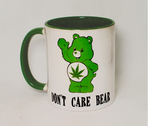 Don care mug weed spliff - care,