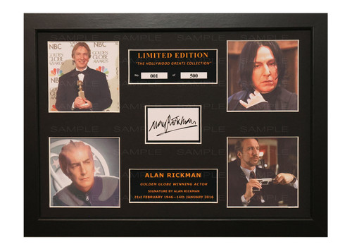 Alan rickman signed ltd - alan,