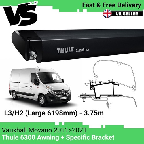 Thule 6300 75m awning - thule, black