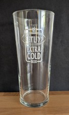 Tetley's Extra Cold Beer Pint Glass Exct Condition