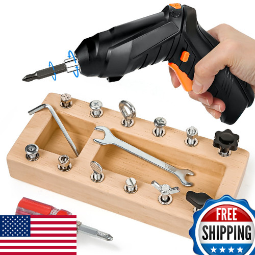 Montessori screwdriver board - board, &
