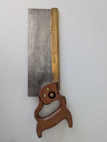 Traditional brass back tenon - brass-back,