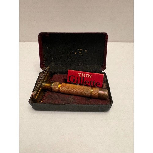 Vintage gillette gold tone - vintage,