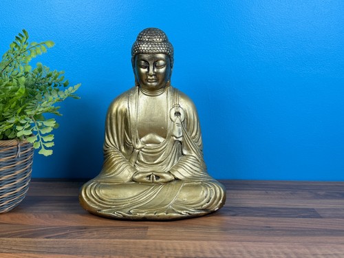 Vintage gold buddha statue - buddha,
