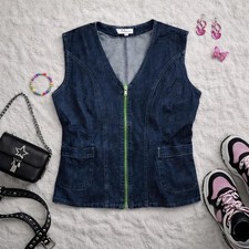 Armor Lux Blue Denim Gilet