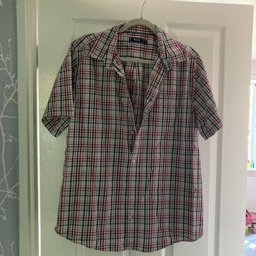 Men short sleeve checked - men's,