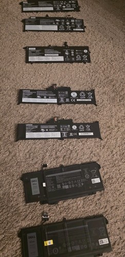 Job lot laptop batteries - 7x,