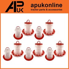 5x Drinker Feeder Set 3L & 6kg