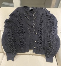The Kooples Women's Knitted Cotton Jumper Size 12 UK