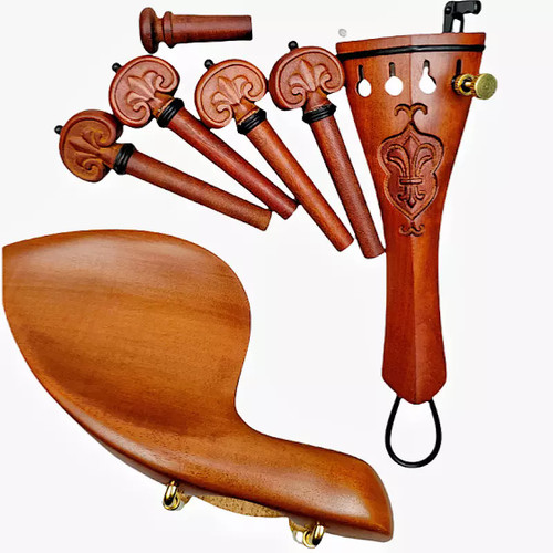 Carved violin accessories - carved,