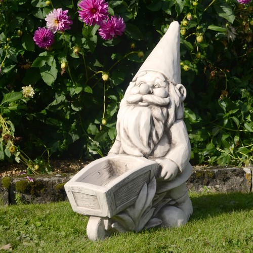 Cute wheelbarrow gnome - cute, "wheelbarrow