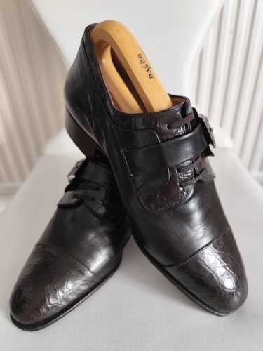 Vintage real crocodile leather - real,