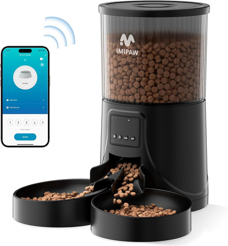 Automatic cat feeder - cat,