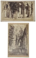Cdv pair tintern abbey - pair,