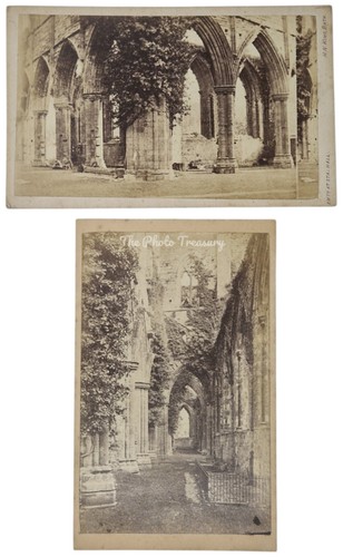 Cdv pair tintern abbey - cdv,