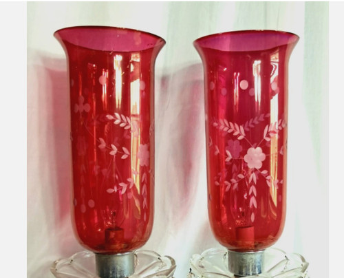 1950 pair cranberry - of,
