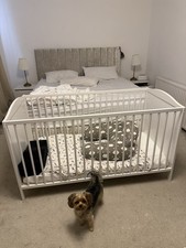 Ikea Sandvik White Baby Bed , New Born Bed