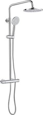 [Read description]Thermostatic Shower Mixer Set, Bevankly Round Shower System, T