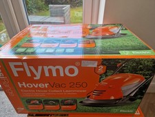 Flymo Hover Vac 250 corded  Electric Hover Lawn Mower 1400W boxed new in box