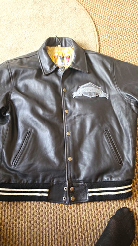 Avirex men black leather - black,