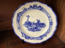 Royal Doulton Blue & White Decorative Plate Norfolk Design D6294