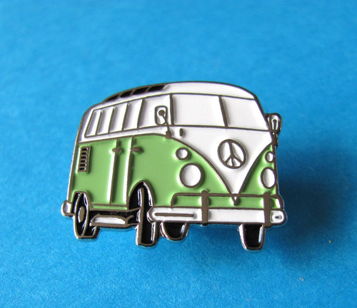 Split screen camper van pin - split, vw