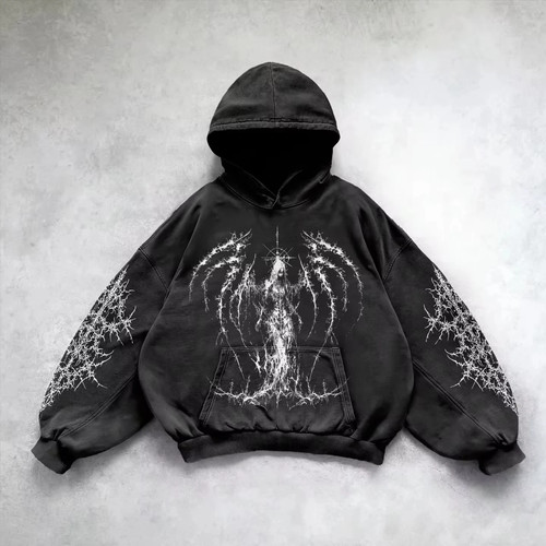 Y2k gothic fallen - fallen, hoodie