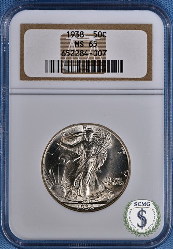 1938 walking liberty half - 1938,
