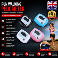 Lcd clip pedometer step - lcd, on