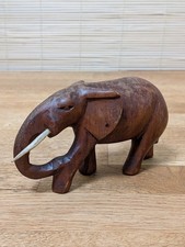 5" Vintage Wooden Carved