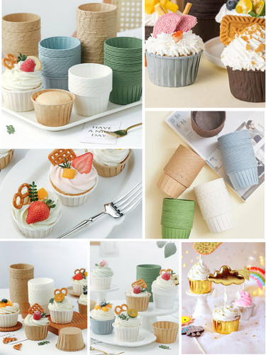 50pcs paper cups cake cupcake - cake,