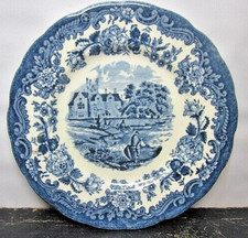 Royal Worcester Mid Century Avon Scenes Palissy Side Plate Near Mint Condition.