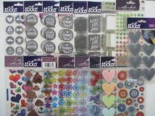 Sticko Stickers - shapes , stars , Labels , Swirls , words - choice of design