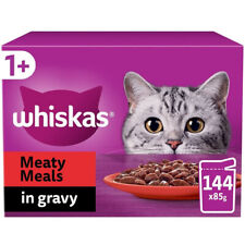 144 x 85g Whiskas 1+ Meaty