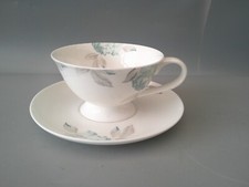 Laura Ashely fine bone china cup & saucer floral blue hydrangea