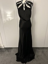ASOS Black Silk Maxi Dress