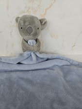 Tu Sainsburys Koala Bear Blue Grey Baby Comforter Blankie Soft Toy Plush Soother