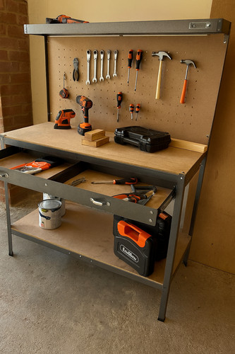 Heavy duty workbench - duty, pegboard