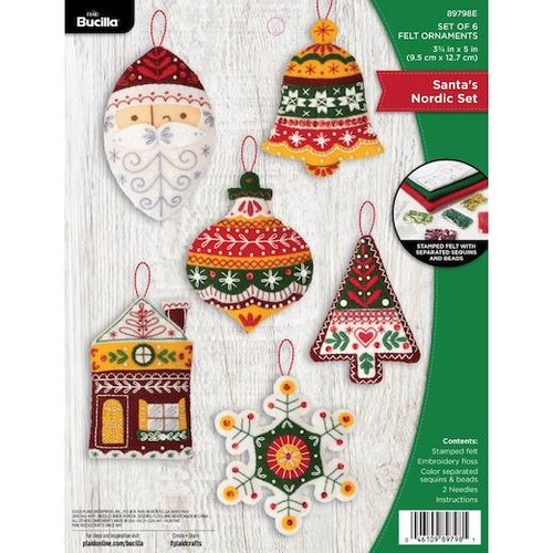 Bucilla felt ornaments - bucilla,