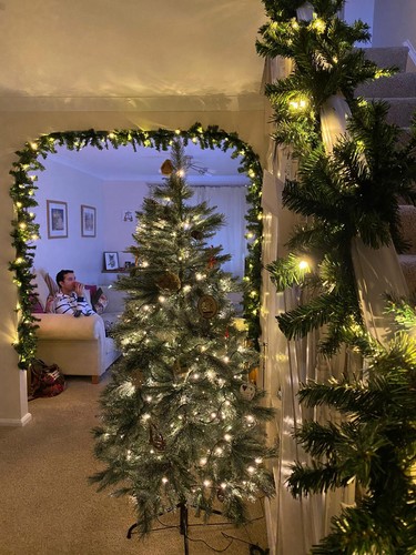 Christmas garland warm - 5m,