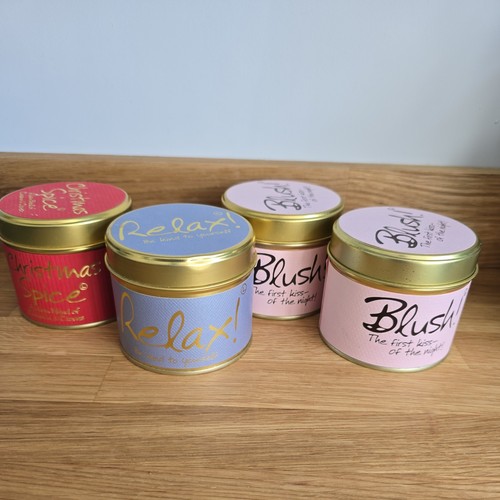 Lily flame scented candle - lily-flame,
