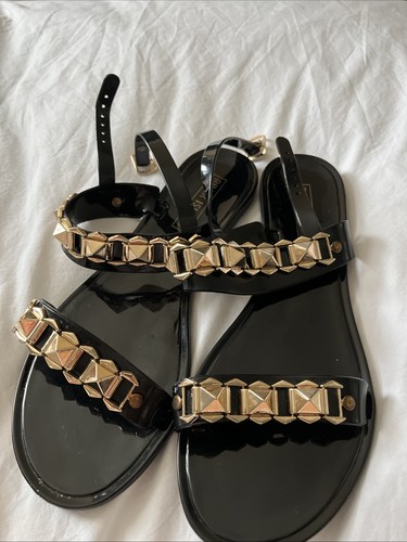 River island black sandels - island,