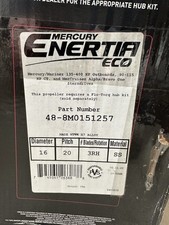 Mercury Enertia ECO Stainless 20" Pitch, 90-400HP RH Propeller