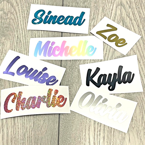 Personalised name sticker - personalised,