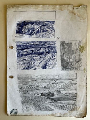 Kyffin williams ink pencil - &,
