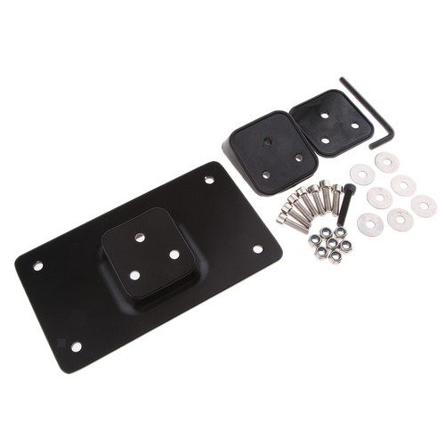 Black license plate number - black,