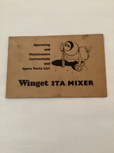 Winget 3ta mixer operating - 3ta,